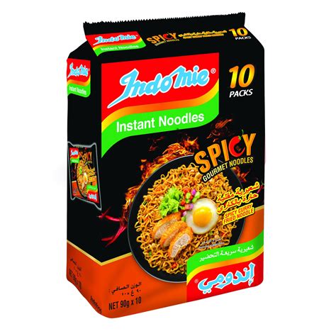 Buy IndomieInstant Fried Noodles, Spicy Curry Flavour (Pack of 10 - 90 ...
