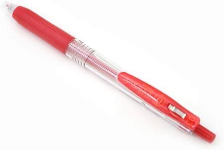Zebra Sarasa Push Clip Gel Ink Pen - 0.3 mm - Red : Amazon.in: Office ...