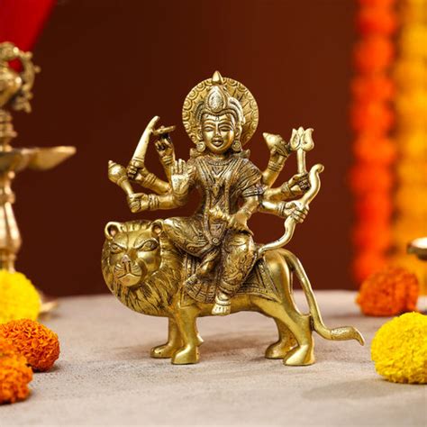 Buy Maa Durga Idols Online – Brass Durga Statues for Home & Temple ...
