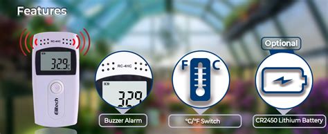 RC-4HC USB Temperature and Humidity Data Logger Recorder Monitor with ...