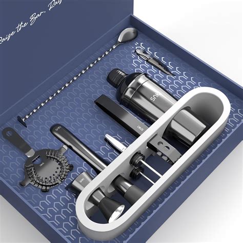 10 Piece Bar Tool Kit (Black) (With Gift Box) – Saki Experience