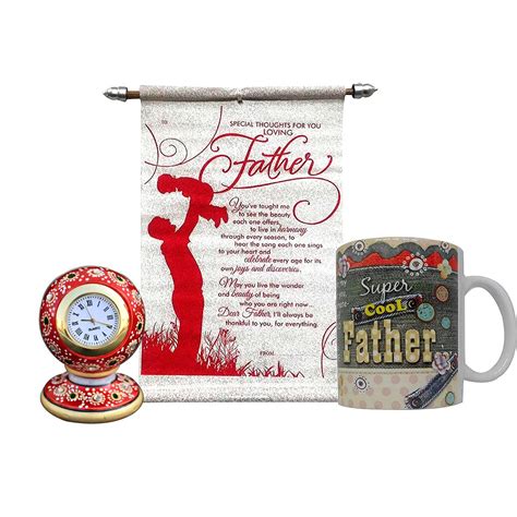 Saugat Traders Papa Pack of Scroll Card with Printed Coffee Mug ...
