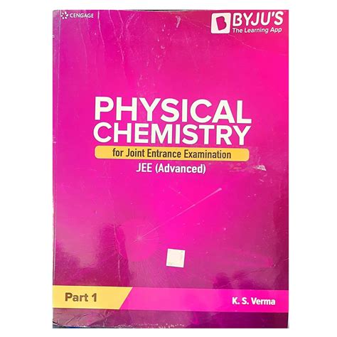 Buy Physical Chemistry ( For Joint Entrance Examination) JEE ( Advanced ...