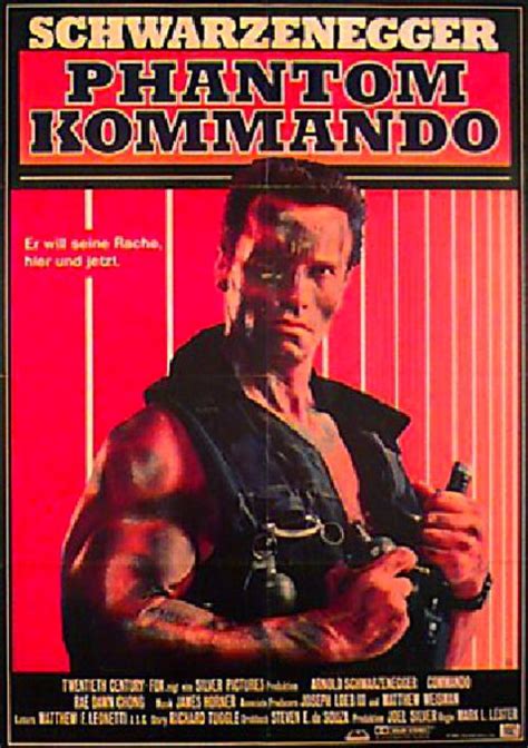 Commando Original 1985 German A1 Movie Poster - Posteritati Movie Poster Gallery