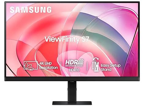 Samsung 32-Inch(80cm) UHD 4K ViewFinity S7 Monitor, 60 Hz, 1.07 Billion ...