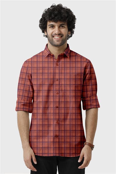 check shirt for men | casual check shirt – Uathayam
