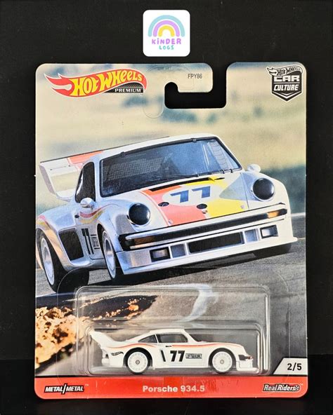 Premium Hot Wheels Porsche 934.5 Race Car - Buy At Kinder Logs