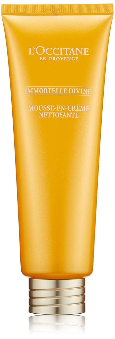L'Occitane Immortelle Divine Anti-Aging Cleansing Foam, 125ml : Amazon ...
