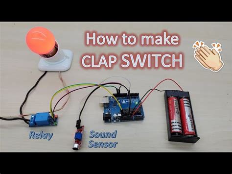 Arduino Clap Switch With LED And Relay Using Sound Sensor, 59% OFF
