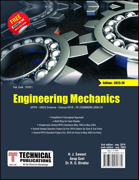 Buy Engineering Mechanics for SPPU 19 Course (FE - I/II - Common ...