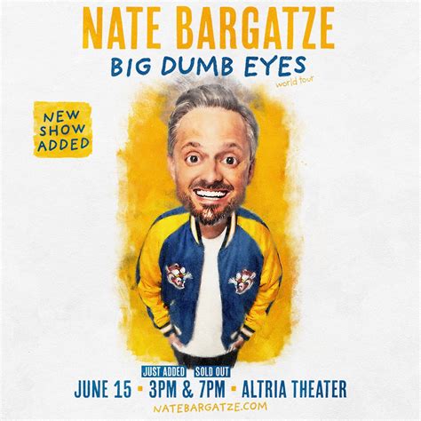 Nate Bargatze | Altria Theater | Official Website