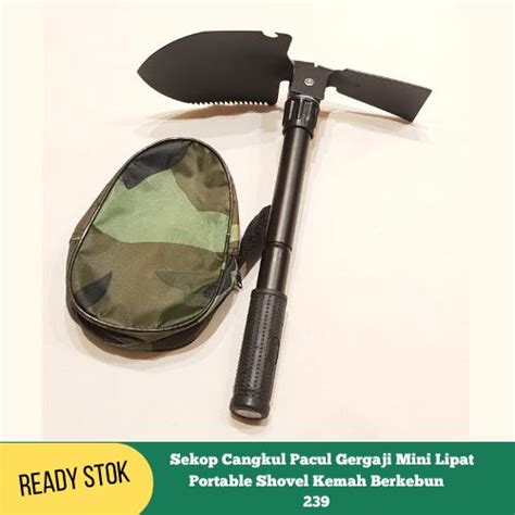 Jual Sekop Cangkul Pacul Gergaji Mini Lipat Portable Shovel Kemah ...