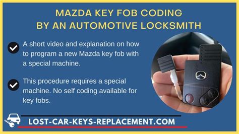 Image result for Setting Up Mazda Car Remote Keyless Entry Code FOB