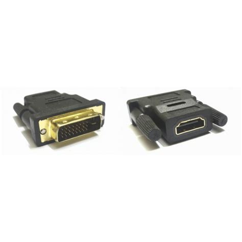 HDMI Female To DVI Male Adapter Converter/Coupler Buy Online At HUBTRONICS