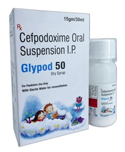 Pharmaceutical Injection - Cefpodoxime 50mg Dry Syrup Manufacturer from ...