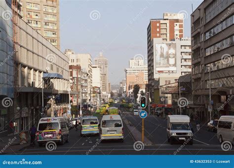 Early Morning View of West Street, Durban South Africa Editorial Stock ...