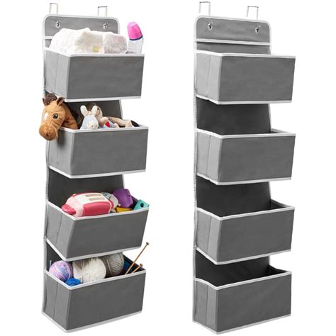 EZOWare Over The Door Organizer with 4 Pocket, Hanging Storage ...
