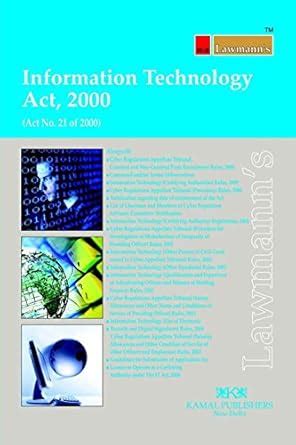 Amazon.in: Buy Information Technology Act 2000 Book Online at Low ...