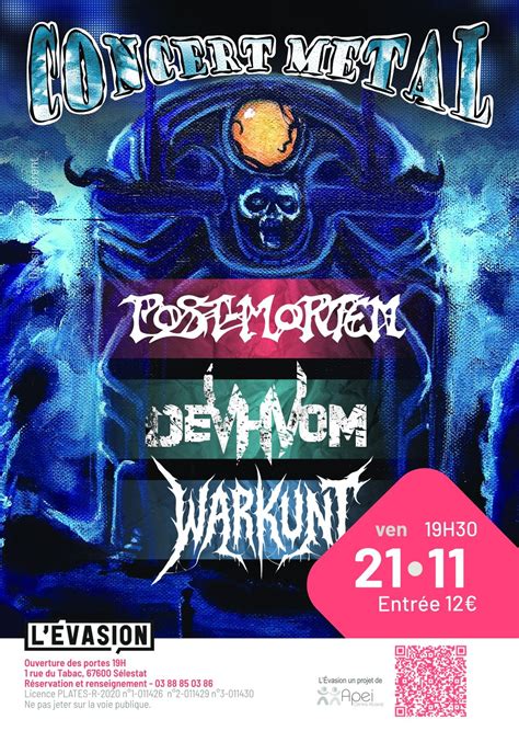 Post Mortem - Warkunt - Devhyom (release party), 1 rue du Tabac, 67600 ...