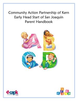 Fillable Online capk Community Action Partnership of Kern Early Head ...