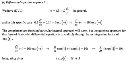 Image result for Integrating Factor Example