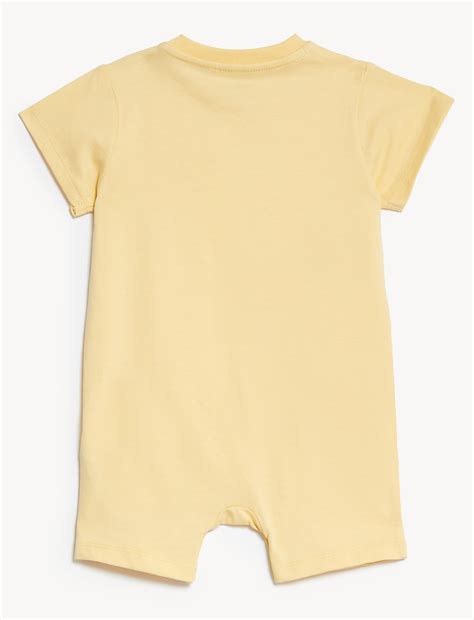 Buy Pure Cotton Sunshine Romper at Marks & Spencer