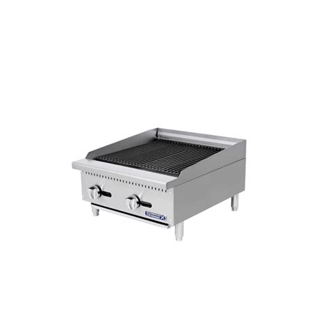 Asador Broiler Sobrinox 2 Quemadores Piedra Refractaria ® El Encanto