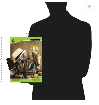 Classmate A4 Long Notebook - Single Line, Soft Cover Register