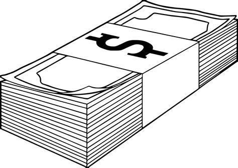 Money Coloring Page - Coloring Home