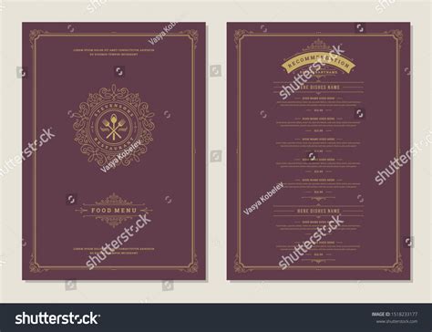 Food Menu Cover Design 的图像结果