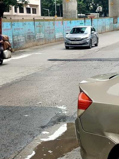 broken Speed breaker - Times of India