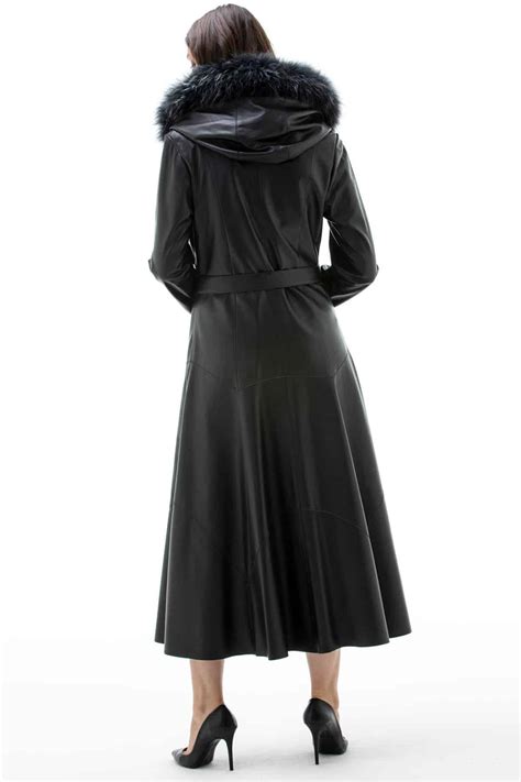 Long Black Coat Fur Hood at Mark Dunning blog