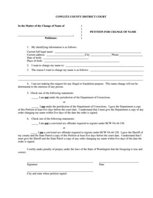 Cowlitz County Court Forms - Fill Online, Printable, Fillable, Blank ...
