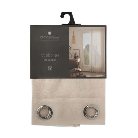 Zavesa Moly 135x240cm Poliester krem Atmosphera 146280D | Volim svoj dom