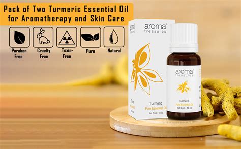 Aroma Treasures Turmeric Essential Oil|100% Pure & Natural Theraputic ...
