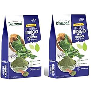Buy Diamond Herbal Indigo Leaf Powder | Chemical Free | Hair ...