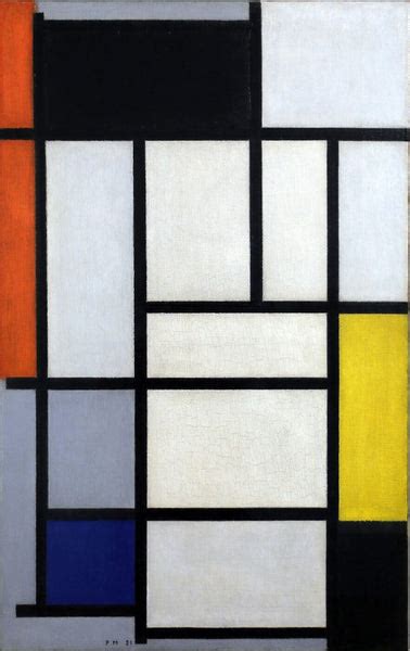 Piet Mondrian Composition 1921 - Life Size Posters by Piet Mondrian ...