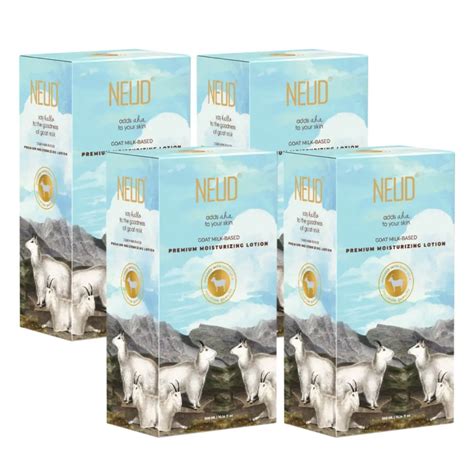 NEUD Goat Milk Moisturizing Lotion for Men and Women - 300ml