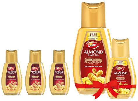 Buy Dabur Almond Hair Oil - 300ml (Pack of 3) + Dabur Almond Hair Oil ...