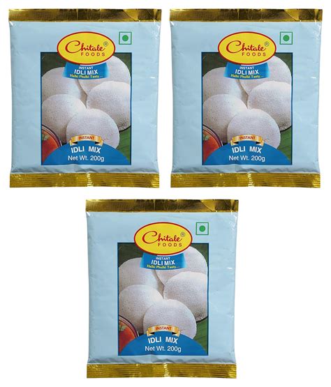Chitale Foods Instant Idli Mix, 600 Grams (Combo of 3) : Amazon.in ...