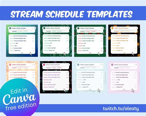 Image result for Stream Schedule Maker