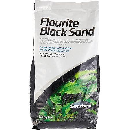 Seachem Laboratories Flourite Black Sand Clay Based Plant Substrate, 7 ...