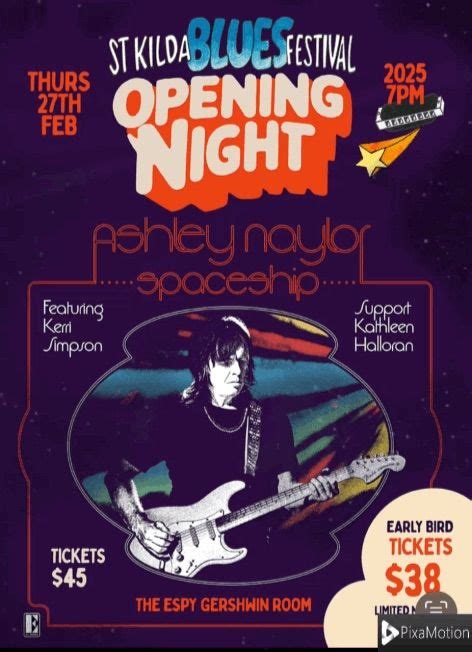 Ashley Naylor Spaceship - St Kilda Blues Festival - Opening Night, The ...
