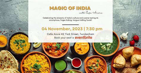 Magic of India @ Cafe Arora, Spice Up, Twickenham, 4 November 2023 ...