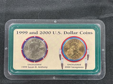 Lot - 1999 AND 2000 US DOLLAR COIN SET