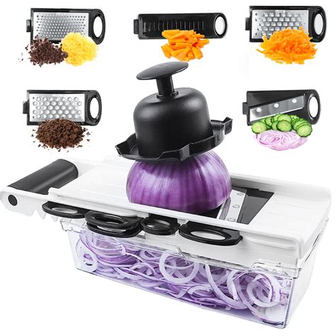 Buy LHS 5-in-1 Vegetable Chopper, Onion Chopper with Container, Cheese ...