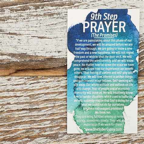 Aa 9th Step Promises Printable - Printable Word Searches