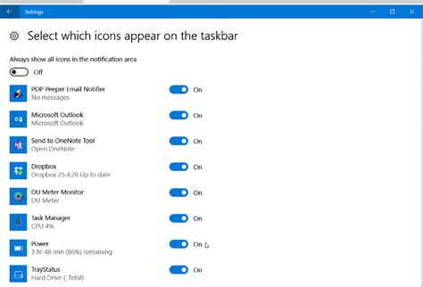 Solved: Windows 10 taskbar hidden icons | Experts Exchange