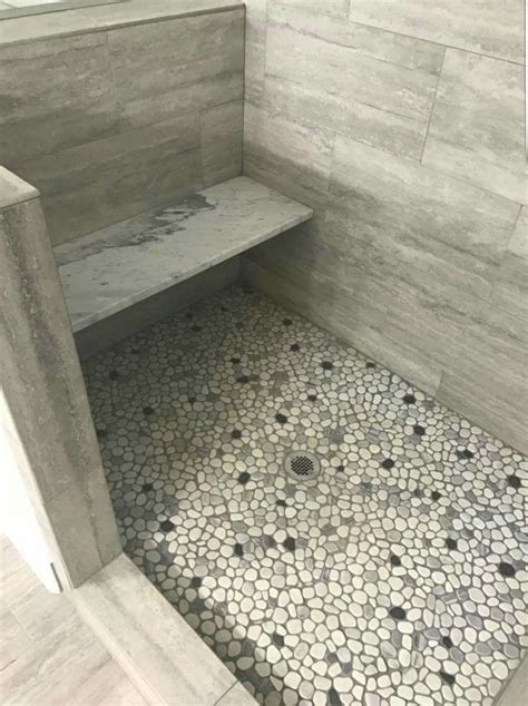 How To Install A Pebble Tile Shower Floor - Shower Ideas