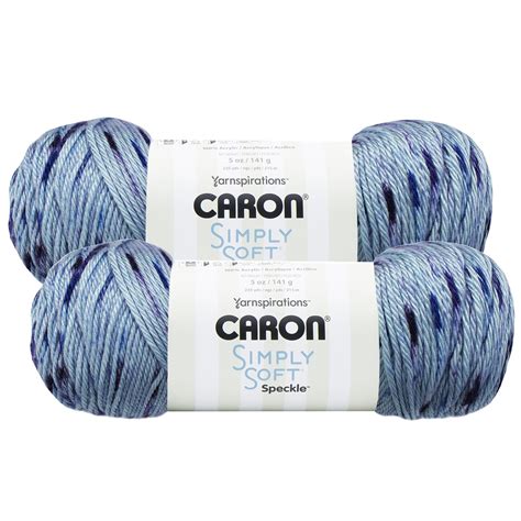 (Pack of 2) Caron Simply Soft Speckle Yarn-Galaxy | Michaels